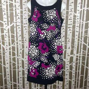 AB Studio Geometric Floral Print Sheath Dress 10